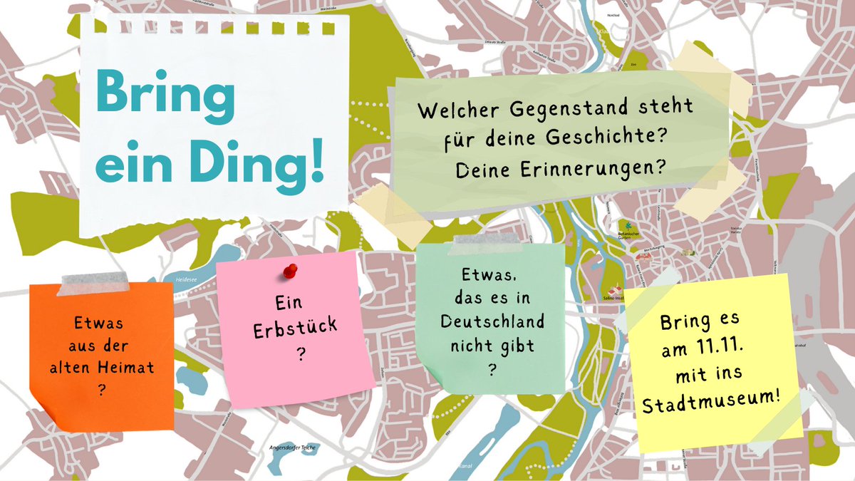 11.11.2023 letztes Treffen, um migrantische Perspektiven in die Stadtöffentlichkeit #Halle zu bringen: das #MigOst-Stadtlabor! 
Anmeldung: monika.kubrova[at]damost.de
Mehr Infos: damost.de/aktuelles/mein…
@damost_ev @GSW_TUDresden <a href="/BTU_CS/">BTU Cottbus-Senftenberg</a> #DDR