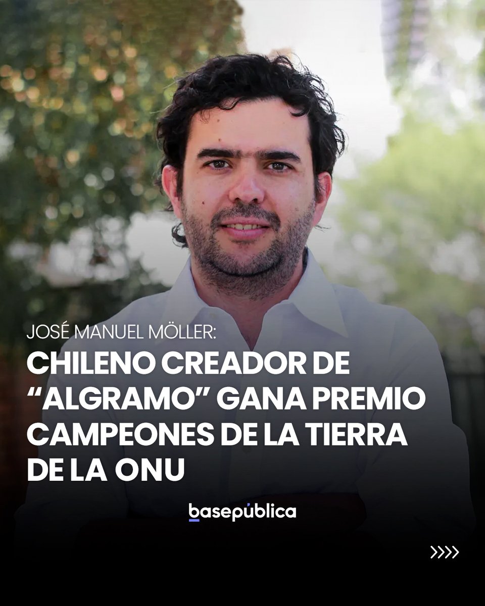 basepublica's tweet photo. En el 2012 J.M. Möller creó Algramo, un servicio de venta de productos a granel que ayuda cuidar el medioambiente y que lo hizo merecedor del premio más importante en esta materia que entrega la ONU #CampoenesDeLaTierra Conoce más de @algramo_cl  aquí https://t.co/ntMWsI2vsE https://t.co/imeTKwUWp0