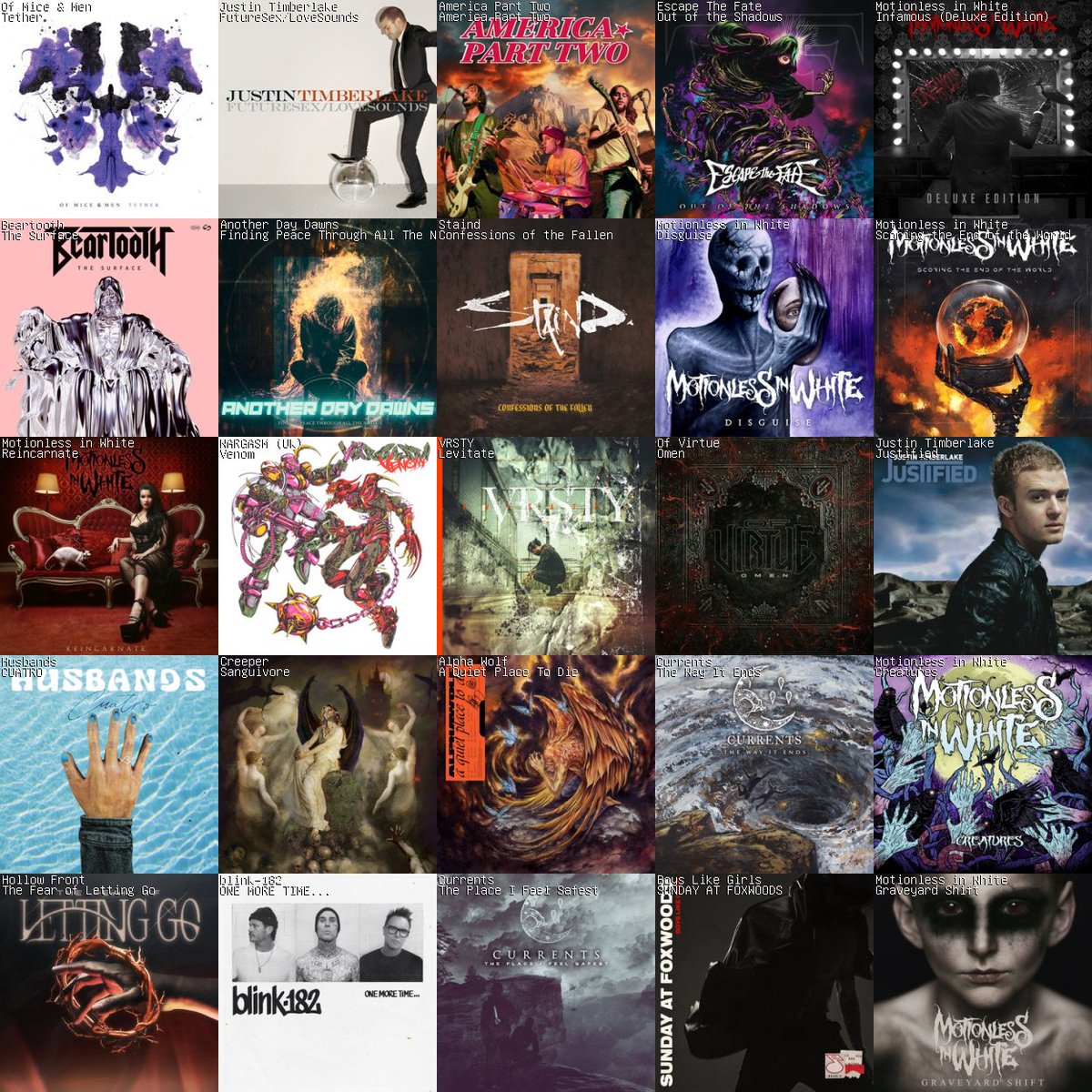 good_noise_cast's tweet image. October 5x5 -Shane