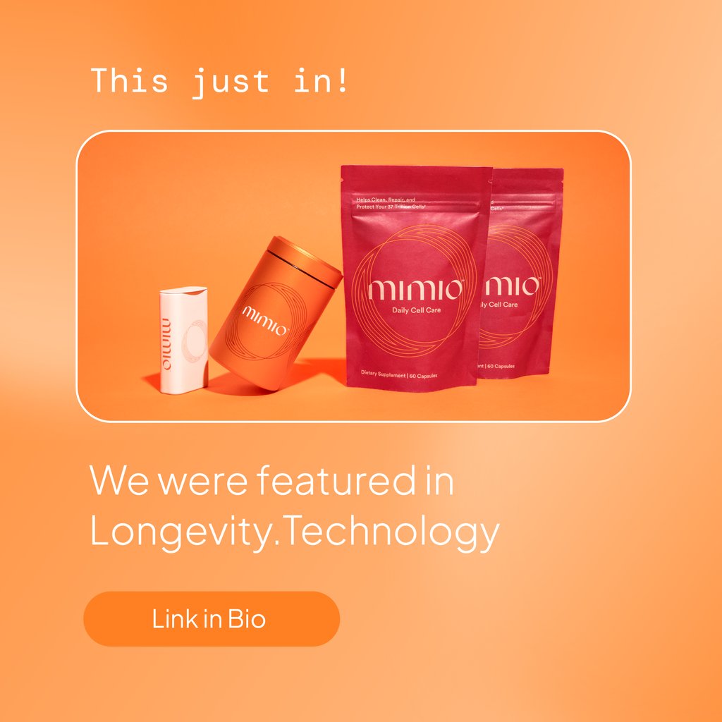 📢 Exciting news! Mimio recently made headlines on Longevity.Technology! 🎉

Dive in to learn about our biomimetic science and how we're harnessing the power of fasting to enhance your health. 

Read all about it here: tinyurl.com/longevitytechm…