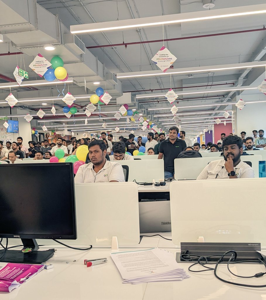 350 employees. An amazing Co founder, CEO and host. Had a wonderful time at Ninjacart HO in Bangalore talking about all things nutrition and metabolic health.