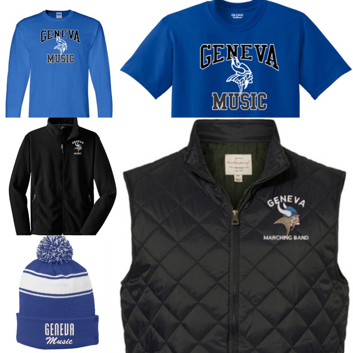 Holiday gifts, anyone? Tomorrow is the final day for Music spirit wear! Order with your choice of ensemble and color in a variety of styles!

genevamusic23.itemorder.com/shop/sale/
