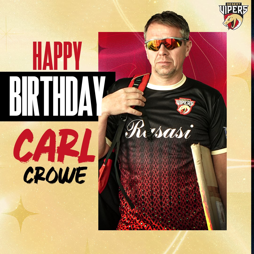 TheDesertVipers's tweet photo. Time to dance to the sฬถpฬถiฬถnฬถ birthday tunes of our spin coach ๐บ
Have a great one, Carl Crowe ๐ฅณ
#DesertVipers #CarlCrowe https://t.co/q3tM13YZG2