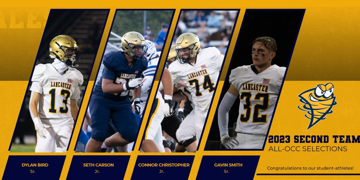 Lancaster Golden Gales Football (@galepride) on Twitter photo Congrats to these players on earning:
2nd Team - All Ohio Capital Conference  
#defendfulton Congrats to these players on earning:
2nd Team - All Ohio Capital Conference  
#defendfulton