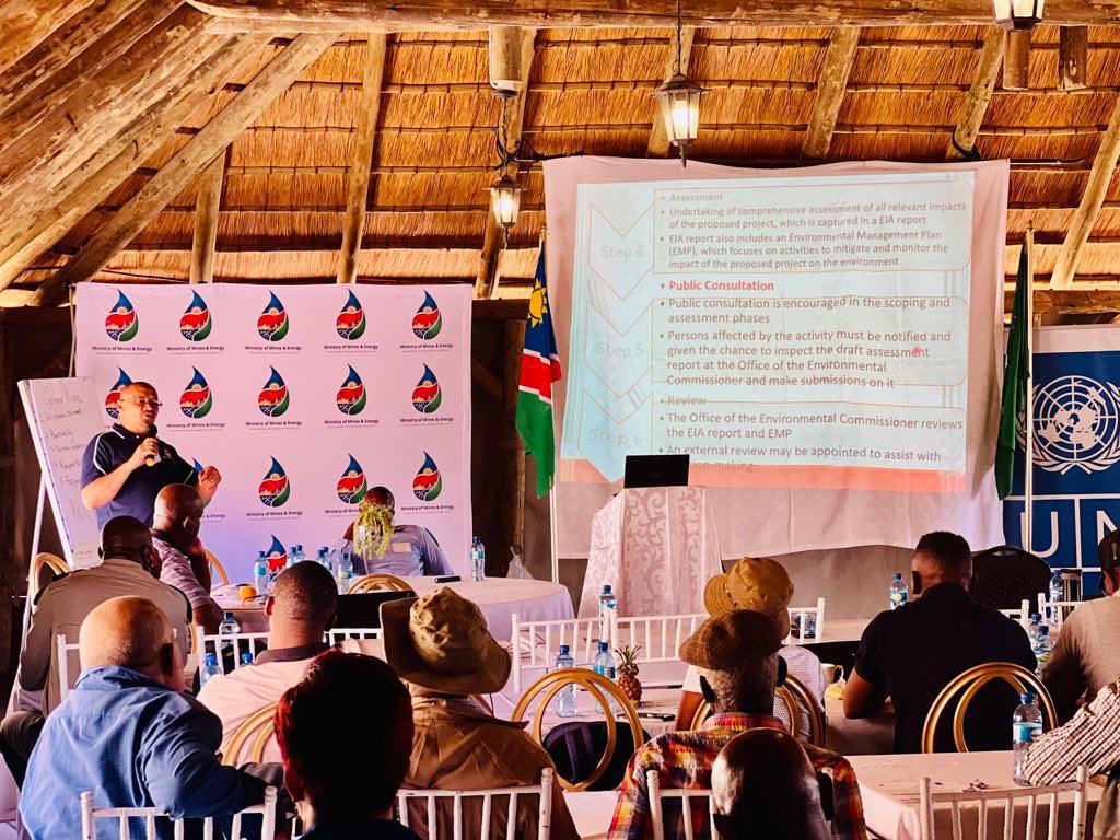 UNDPNamibia's tweet image. 💪 Let’s work together for a greener, more responsible future in the mining sector. #EnvironmentalGovernance #SustainableMining #NamibiaMining 🌿💎🇳🇦