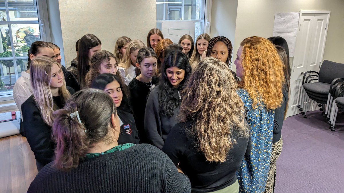 S3s Future Asset team enjoying a day's activities on business and investment at First Sentier Investors with <a href="/PlanUK/">Plan International UK</a>.  The girls had a great day and are buzzing with ideas for the future!
