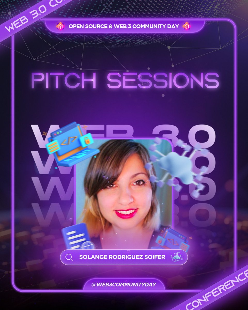 Web3communitday's tweet photo. Introducing Salonge Rodriguez Soifer at Open Source and Web 3 Community Day!
Salnoge is a dynamic individual who wears many hats with finesse! 
As the Co-Founder of OmalyIO, Salonge brings a wealth of expertise in the realms of entertainment, edutainment, and technology. https://t.co/WMo5YYbGPR