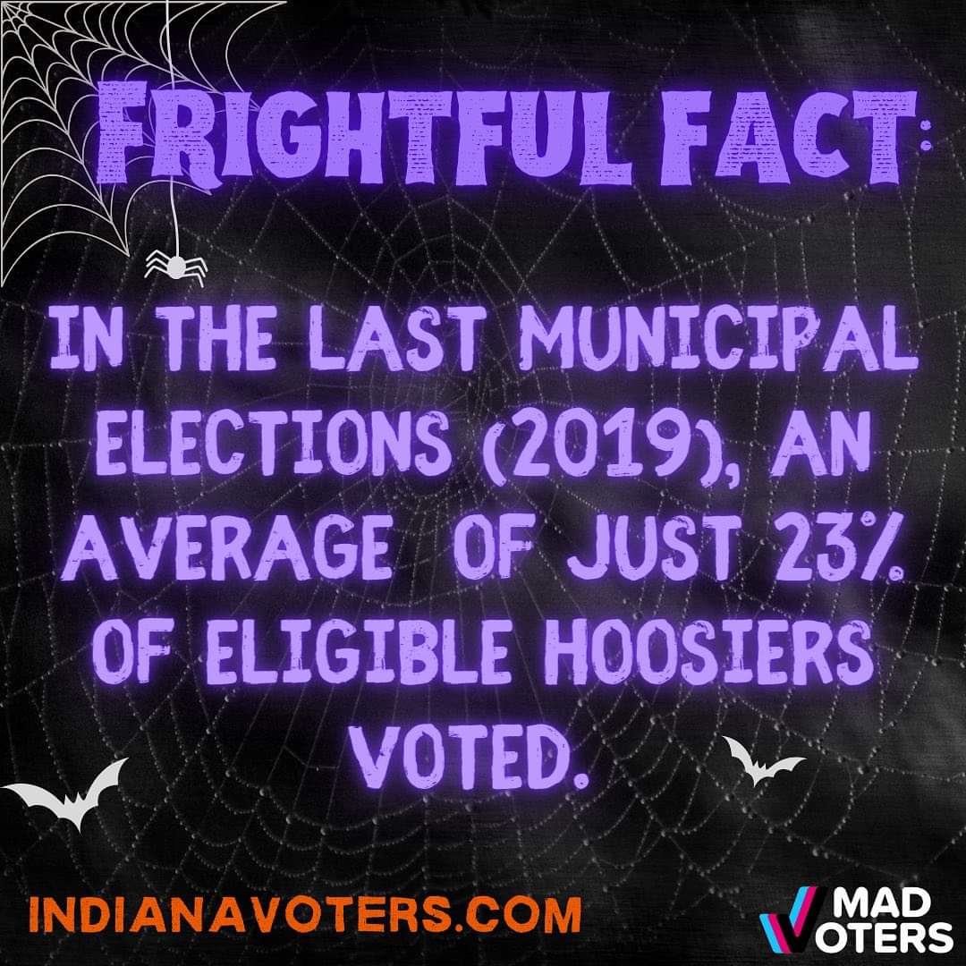 Early voting is going on now! Find your polling place at indianavoters.com and make sure you cast your vote on or before next Tuesday, 11/7! #madvoters #mutuallyassureddemocracy #getmadindiana #gotv #votingmatters