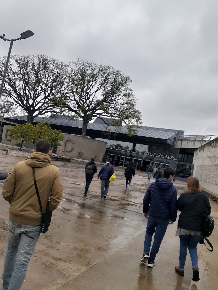 SASOConf's tweet photo. 2do día en  @ekoparty !  

Vení a disfrutar del evento, que la lluvia no te pare!

#eko2023 #sasoconf #infosec #softwarelibre #CEC https://t.co/OJgZ9oxwEE