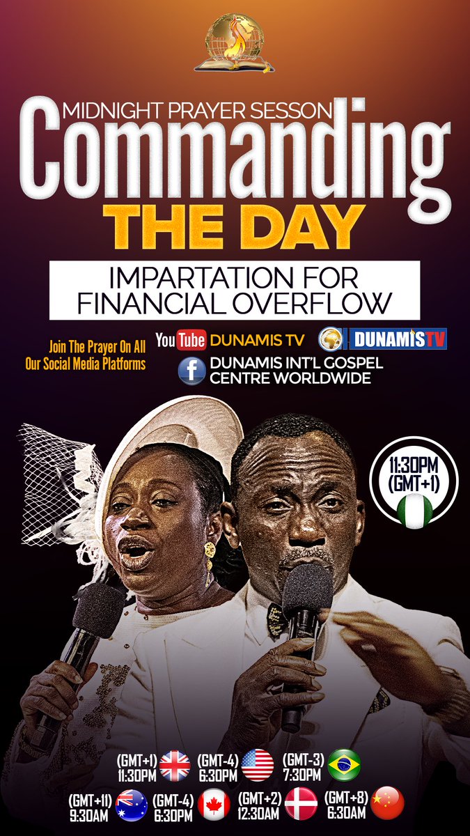 drpaulenenche's tweet photo. Don’t miss tonight’s prayers by 11:30pm. It’s an impartation prayer session for financial overflow. Tell your friends and loved ones and share the link when it’s out with about 10 persons. https://t.co/uW4x2BgWpz