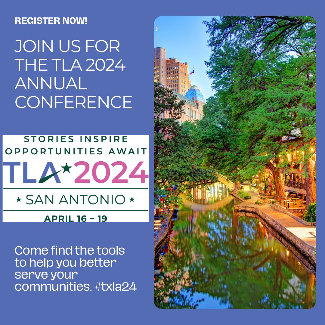 Texas Library Assn. tweet media