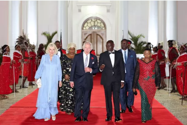Daily_Express's tweet photo. "They've been well received by the authorities and the King has expressed gratitude and sorrow about the actions that took place during those times." @RoyalReporter #RoyalRoundUp https://t.co/vEn98gYdld https://t.co/jb2LoNLlPZ
