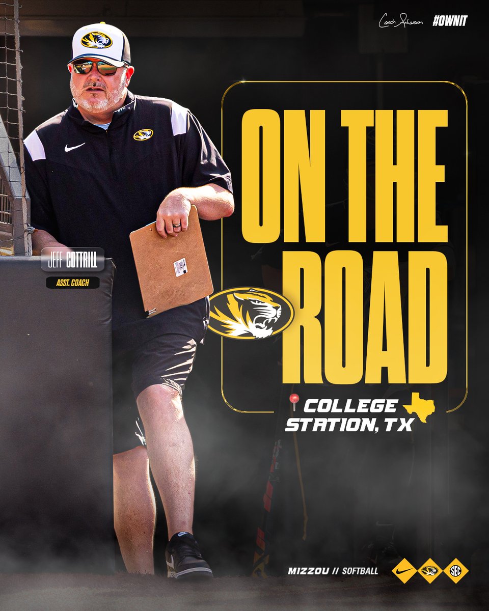 .<a href="/CoachLarissaA/">Larissa Anderson</a> and <a href="/J_Cottrill_/">Jeff Cottrill</a> will be out recruiting this weekend in Georgia and Texas!!

Drop your schedules below.

#OwnIt #MIZ 🐯🥎