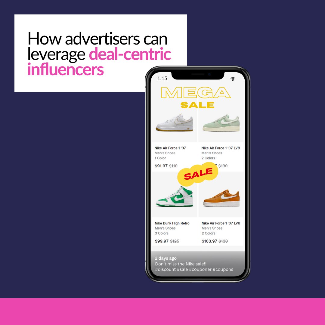 SourceKnowledge's tweet image. What are deal-centric influencers?

🛍️📱They are the modern-day equivalent of an extreme couponer.

🤝Learn more about how your campaigns can benefit from leveraging deal-centric influencers: hellopartner.com/2022/10/17/def… #couponing #dealinfluencer #dealseeker #couponcommunity