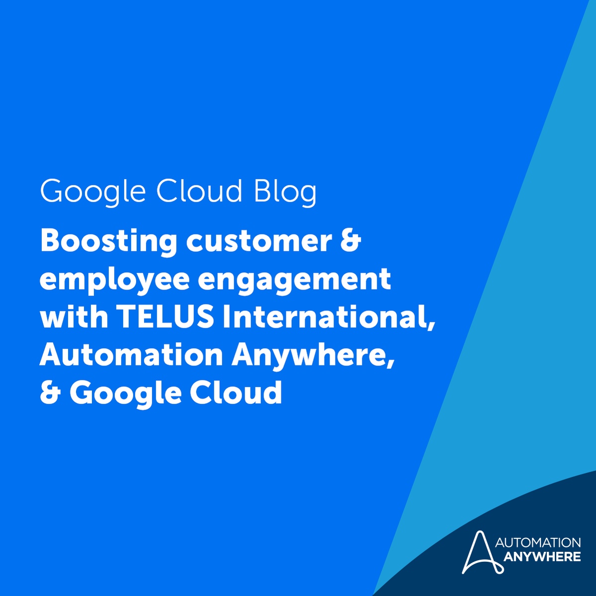 ✨ Discover how Telus International harnesses the power of Google AI with Automation Anywhere to drive transformation. cloud.google.com/blog/topics/cu…