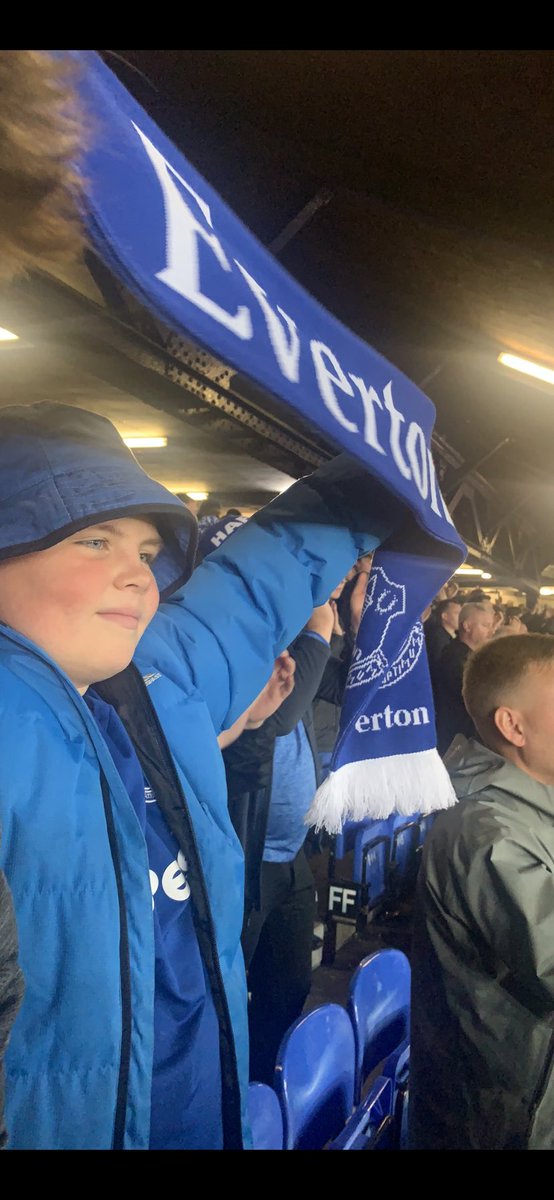 mikemitch101's tweet photo. First time in the Gwladys for this little fella &amp; he loved every minute of it UTFT https://t.co/k4t7AfNDr9