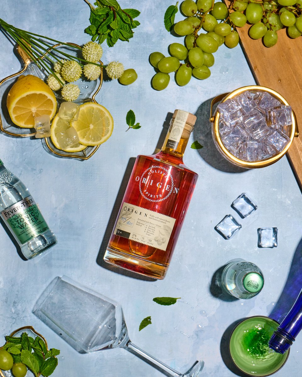 ORIGEN Holistic Specialty Vodka is an 18-time distilled, smooth blend of Italian white wheat, artichoke leaves, elderberry, green tea, muscadine grapes &amp; botanical extract.