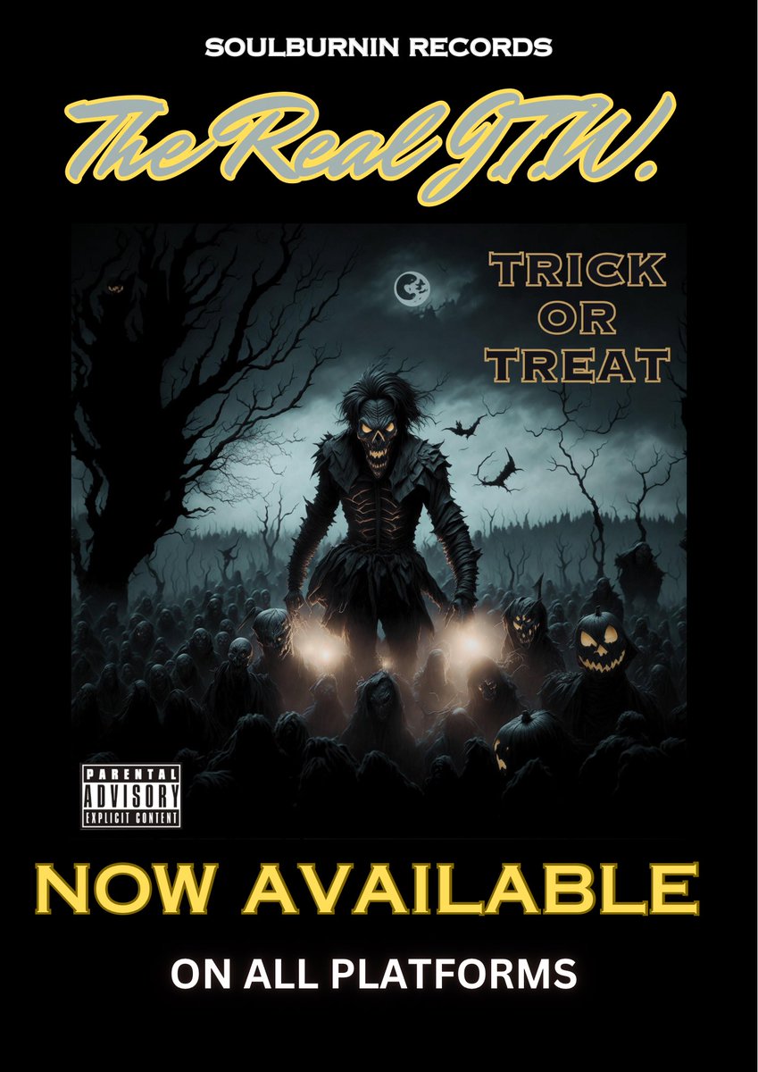 TherealJtw93's tweet photo. If you dare to listen to one of the scariest songs you’ll ever hear…

Stream it here if your not to scared! 
Link Here👻
https://t.co/gx4pXCh2Qa
#Halloween2023 #NewMusic2023 #SoundCloud https://t.co/O8ya7CxwcM