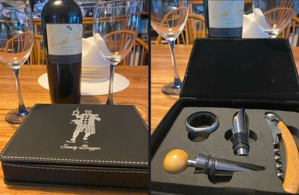 Sandy_Bagger's tweet image. The perfect gift for the Golfer who 𝕃𝕆𝕍𝔼𝕊 wine!!  It’s our Sandy Bagger Wine Kit… now 15% off!  Use the code 𝟭𝟱𝗢𝗳𝗳 at checkout! Shop here: sandbaggeranonymous.com/products/