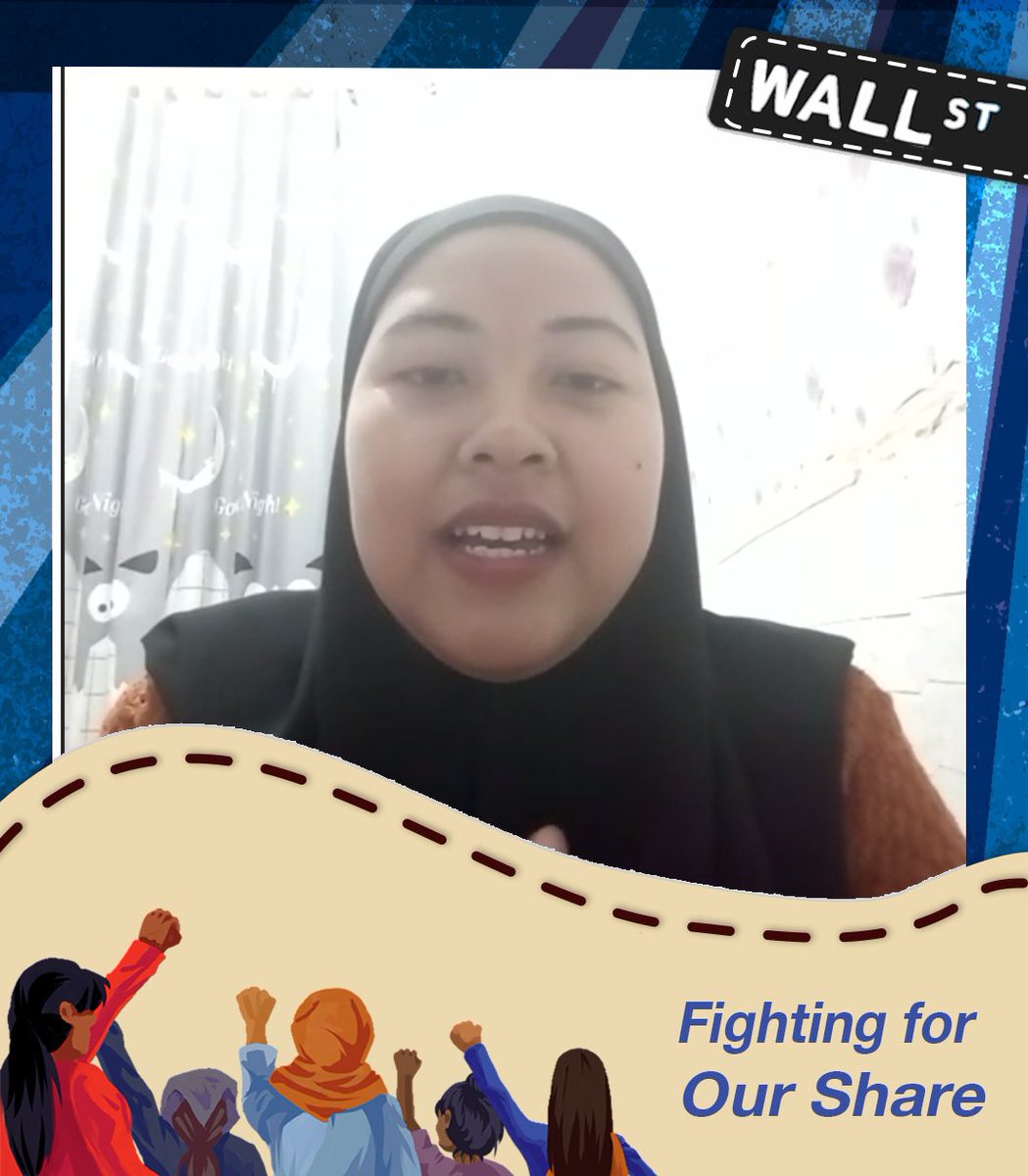 “[I’m] trapped in a debt cycle to survive,@Nike hides & closes its eyes to the suffering we’ve been experiencing. I'm speaking out & demanding responsibility, Hidup Buruh,” Siti Nursyafitri, SPN member & @Nike sourcing factory worker in Indonesia. #FightTheHeist @Asia_FloorWage