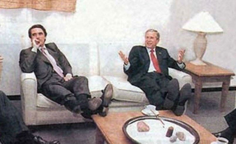 patxilopez's tweet photo. El mayor peligro que hemos tenido y seguimos teniendo es el propio Aznar y sus barbaridades. https://t.co/rhQKyy297f