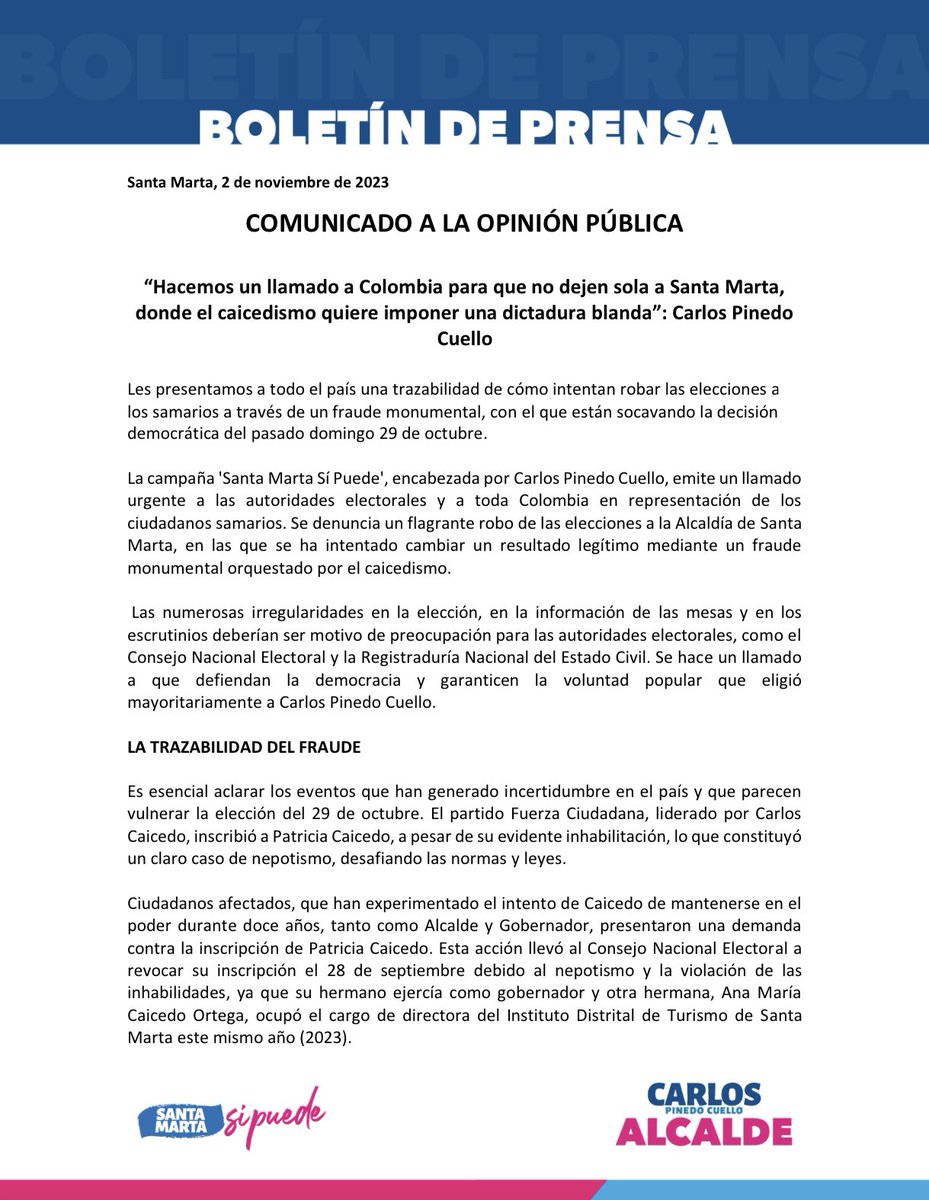Carlos Pinedo Cuello tweet media