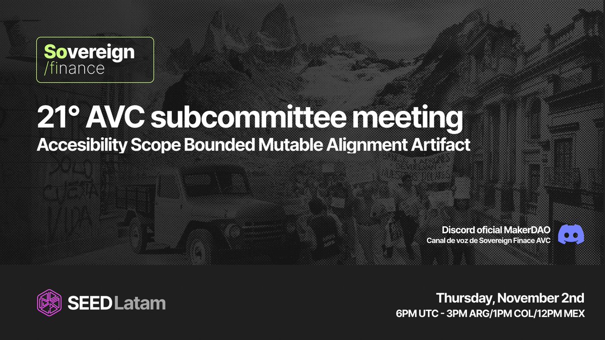 SEEDGov's tweet image. 📢 Today is the 21° #SoFiAVC on Accesibility Scope🟢

Topics:

We're making proposals to improve the Accessibility Scope, aiming to eliminate unclear language and provide clarity.  We'll share #Cloaky and #BLUE's Proposals on this scope. 

Also, our proposal to enhance the