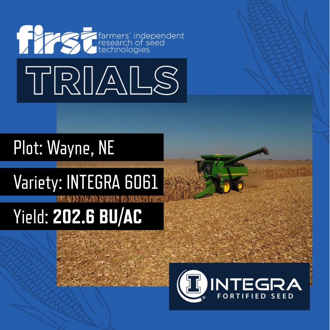 FIRST Trials #corn 🌽☝️ #bushelUP - Wayne 🇺🇸