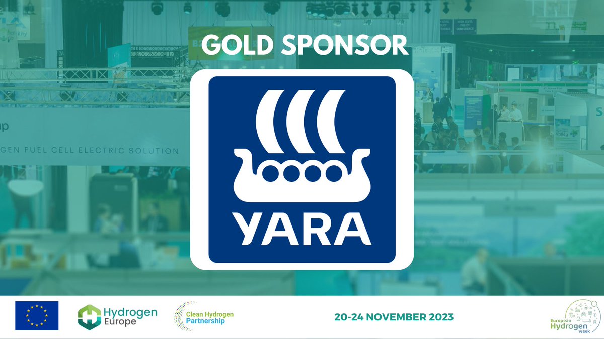 The #HydrogenBank aims to establish a full #hydrogen value chain in the 🇪🇺. But how should it be designed &  deployed?🧐

Join Vibeke Rasmussen from @Yara Clean Ammonia and others on 21.11 to find out!💡

➡️euhydrogenweek.eu/registration/
#HydrogenNow #EUH2Week