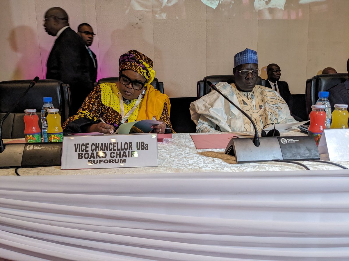 Cameroon's Minister of State Minister of Higher Education presides over the closing ceremony of the 19th AGM of the Regional Universities Forum RUFORUM at the Yaounde Congress Hall.
#Ruforumagm2023