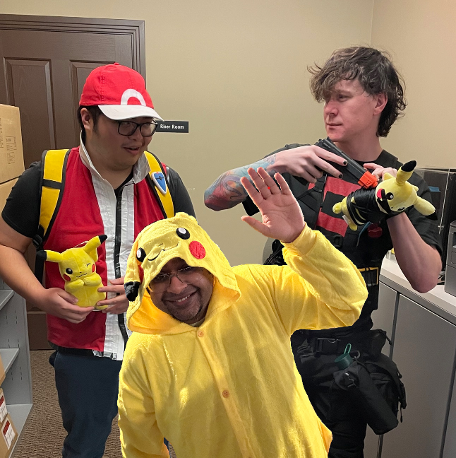 Stardock's tweet photo. We hosted our annual Halloween party the other day, we've always got a good mix of costumes!

The winners:
Scariest: The Blue Screen of Death
Funniest: Peter B. Parker
Most WTF: Axolotl
Most Original: Mindflayva Flav
Best Group: Pokémon group https://t.co/lDMzutpoOG