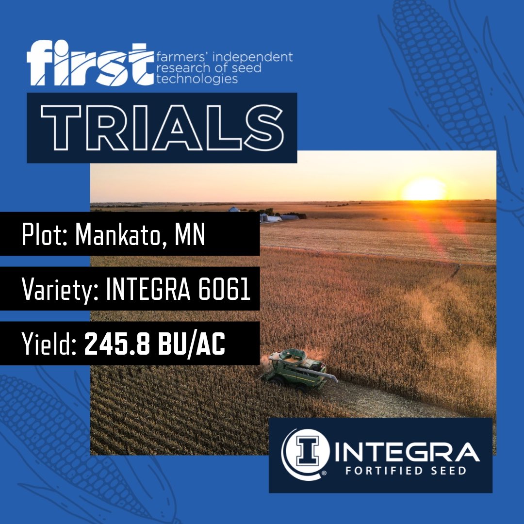 FIRST Trials #corn 🌽 🥇 #bushelUP - Mankato, MN