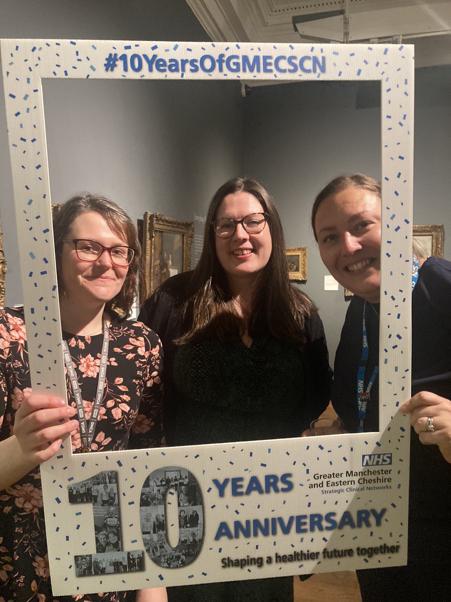 We are here @mcrartgallery for our 10th anniversary event. It is set to be a great afternoon of celebration, reflection and looking forward to the future! #10YearsOfGMECSCN