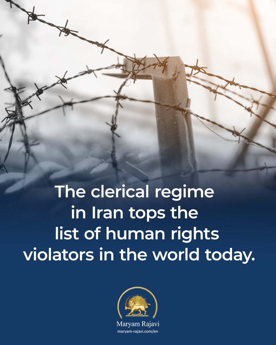 Maryam_Rajavi's tweet photo. The international community must shun this regime and end impunity for its criminal leaders.
The leaders of this regime, and above all, Ali Khamenei, Ebrahim Raisi, and the Judiciary Chief, Gholam Hossein Mohseni Eje’I, must be prosecuted in an International Court.
#Iran
#HumanRights