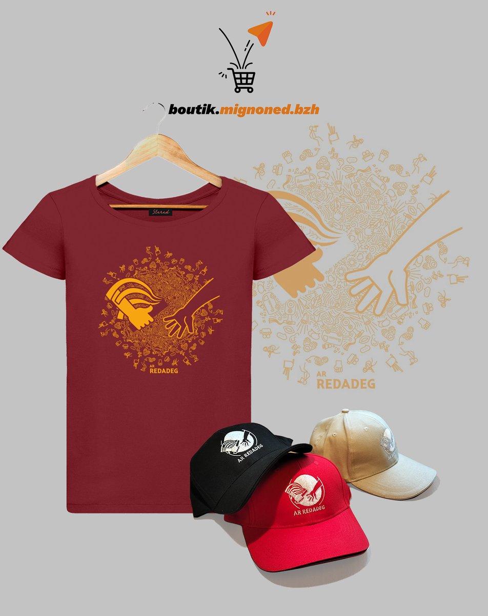 REDADEG 2024 : Bezit prest ! Soyez prêt·e·s ! 🎉

🏃 Gallout a rit resevout en ho ti dilhad eus Ar Redadeg 2024 war boutik Mignoned ar Brezhoneg! 

boutik.mignoned.bzh/br/s/rumm/ar-r…

🏃 Vous pouvez commander les vêtements Ar Redadeg 2024 depuis la boutique Mignoned ar Brezhoneg!