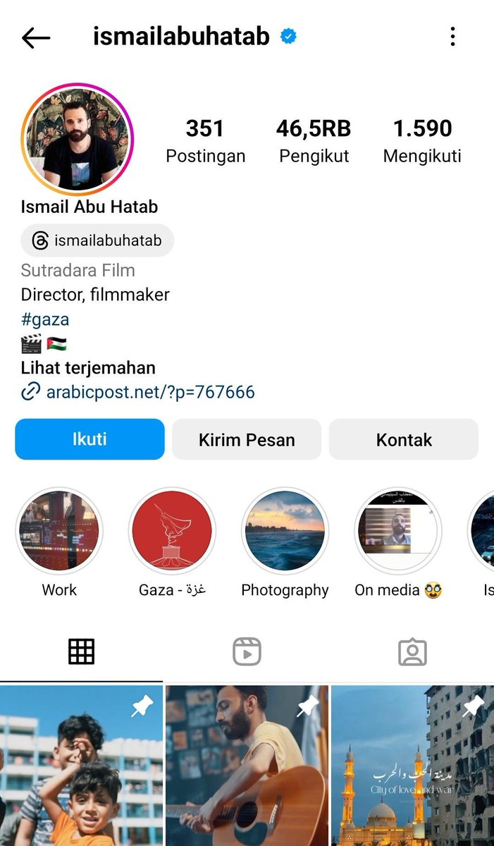 Live report via risalah amar: jurnalis bernama Ismail Abu Hatab terluka parah karena peledakan lantai 16 Gedung Al-Ghafri di Barat Gaza City.
(Foto tidak ditampilkan untuk menjaga kenyamanan) tolong doakan semoga beliau bisa kembali sehat 😢🙏