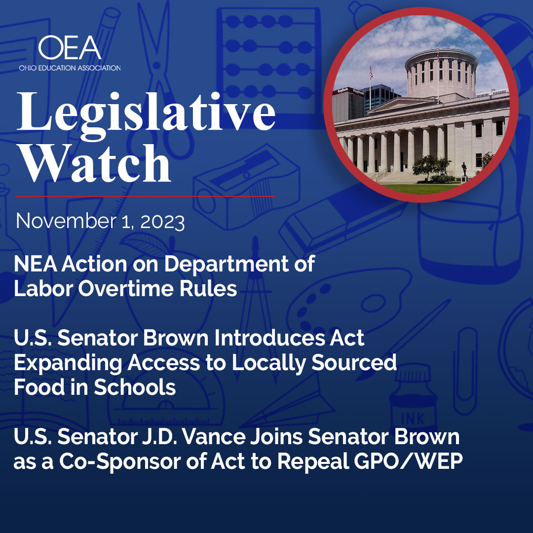 OhioEA's tweet photo. The newest @OhioEA Legislative Watch is out! ๐ Covering public education issues at the Ohio Statehouse. #publiceducationmatters #LegislativeWatch
Visit the OEA website for the full articles๐
https://t.co/3A8jISMgW4 https://t.co/wB0ePXwaKZ
