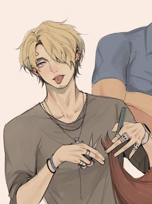 Wip of hair stylist sanji 
