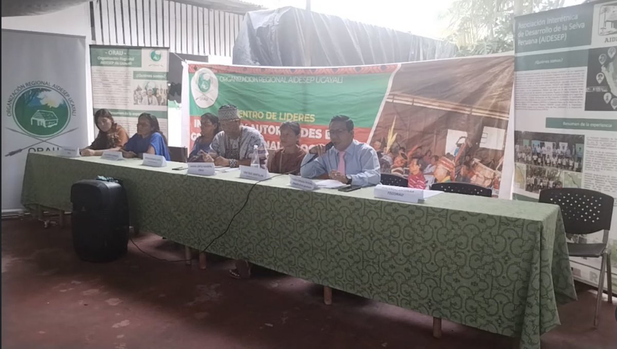 CuencasSagradas's tweet photo. #EnVivo‼️

Sigue la transmisión en vivo de la conferencia de prensa sobre el *caso Saweto* con la participación de las familiares, el representante legal y los dirigentes de @aidesep_org y @orau_oficial. 💪

✅ Link: https://t.co/TJMwy6iF1R https://t.co/OWj4MBZHqT