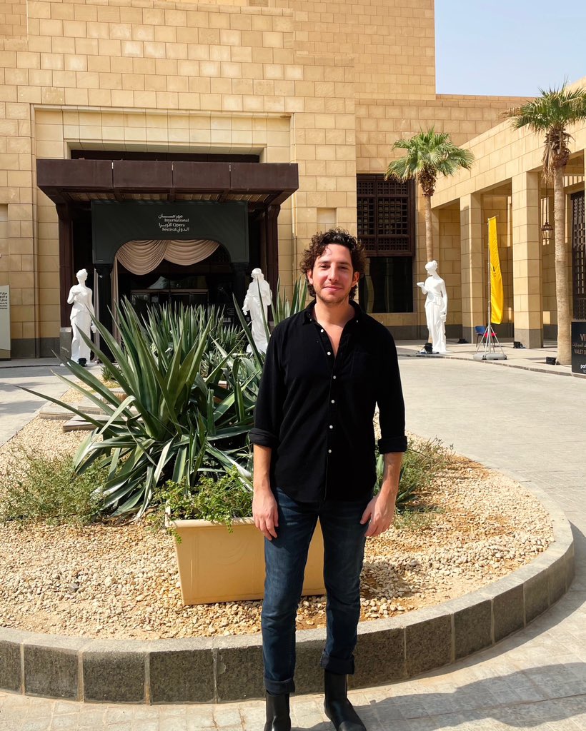 jaydref's tweet photo. Having a wonderful time here in Riyadh! Can’t wait to perform tonight at the International Opera Festival with the amazing Sarah Brightman 🤍 https://t.co/9ZjE1aTKNG