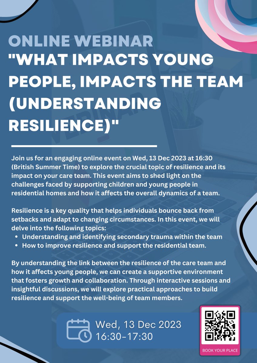 📍Don't miss this opportunity to gain valuable insights and practical tips on resilience. Register now to secure your spot!

Register here: eventbrite.co.uk/e/what-impacts…

#eventbrite #webinar #free #online #psychology #Resilience