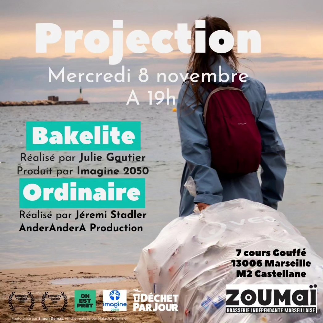 On t'invite le 8 novembre pour la projection de Bakelite réalisé par Julie Gautier et soutenu par @onestpret & Ordinaire réalisé par @Jeremi_Stadler ! Ta place ici : eventbrite.fr/e/billets-proj…