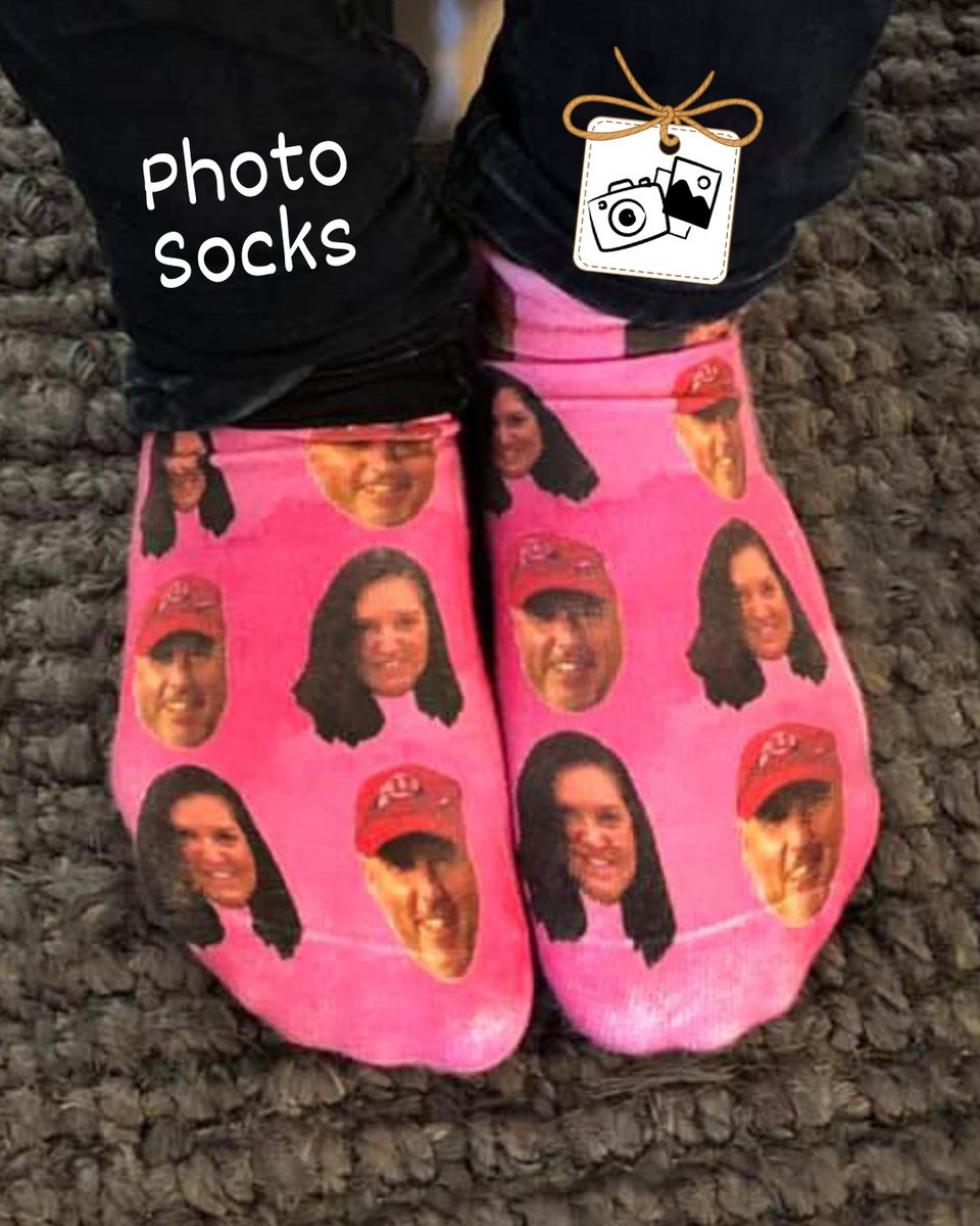 Kicking off November with some photo socks! We created these socks to give to our kids when they were away in college and lived out of state. We told them to wear them when they were homesick and wanted to see their parents. Not sure they appreciated our sense of humor. 😂🧦😝