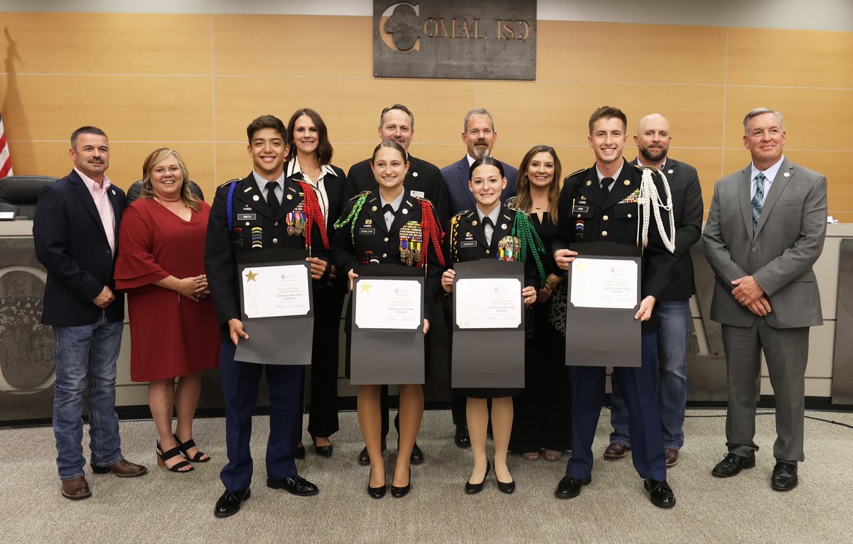 Six students represented Canyon Lake High School this summer at the American Legion Texas Boys State and the American Legion Auxiliary Texas Bluebonnet Girls State programs. Read more at comalisd.org/apps/news/arti….