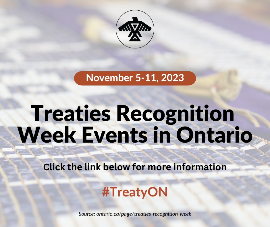 It's Treaties Recognition Week in Ontario from November 5-11, 2023! Explore events taking place in Ontario 🍎📜 Visit: ontario.ca/page/treaties-…