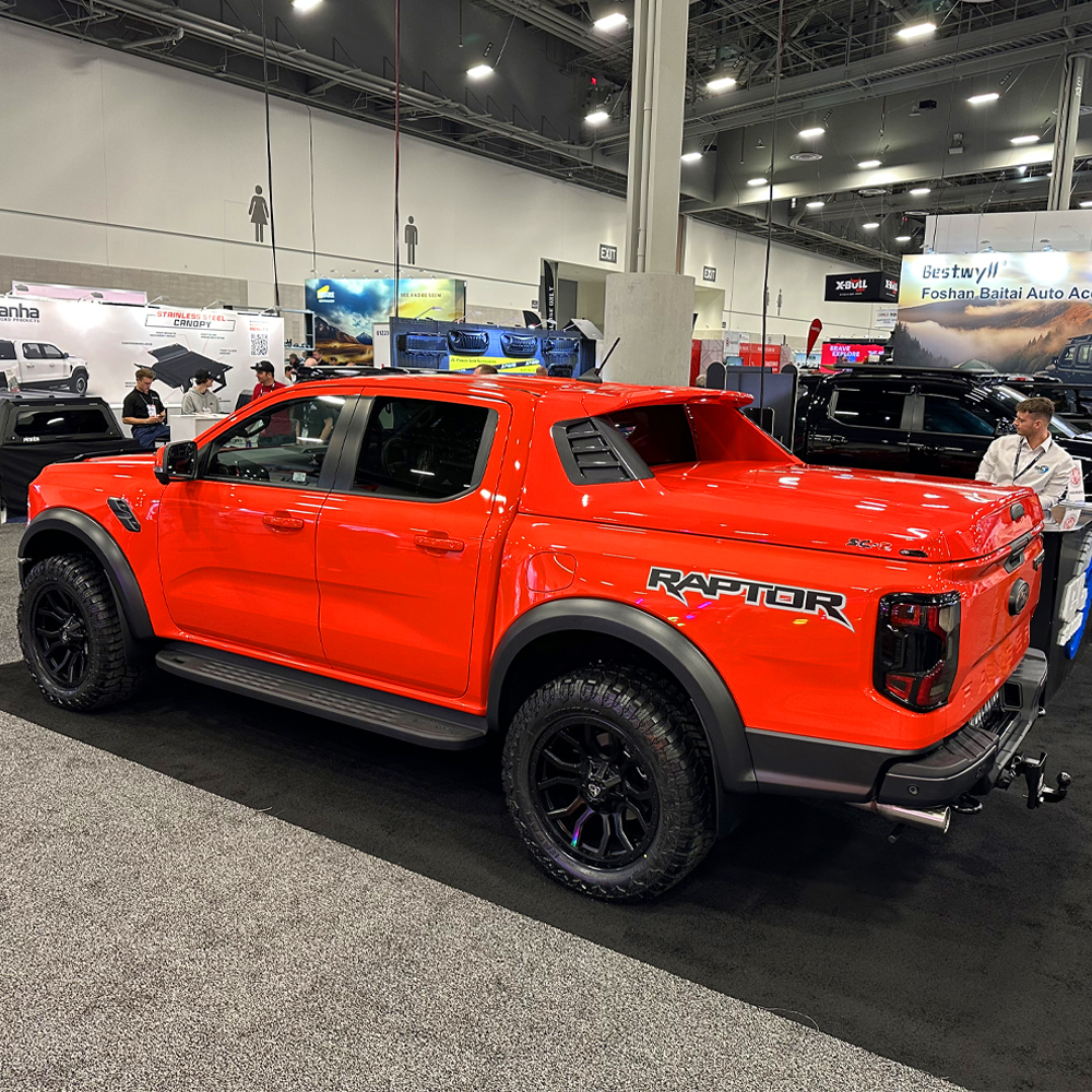 4x4at's tweet photo. Our next-gen Raptor build looking the business at SEMA 2023! 😉

📍 West Hall Booth No. 59227
@SEMASHOW

#sema #sema2023 #semashow #semashow2023 #lasvegas #semabuild #semabuild2023 #sematruck  #fordraptor #fordrangerraptor #raptor2023 #fordperformance #fordusa #fordnews https://t.co/Nxk0XnJAPW