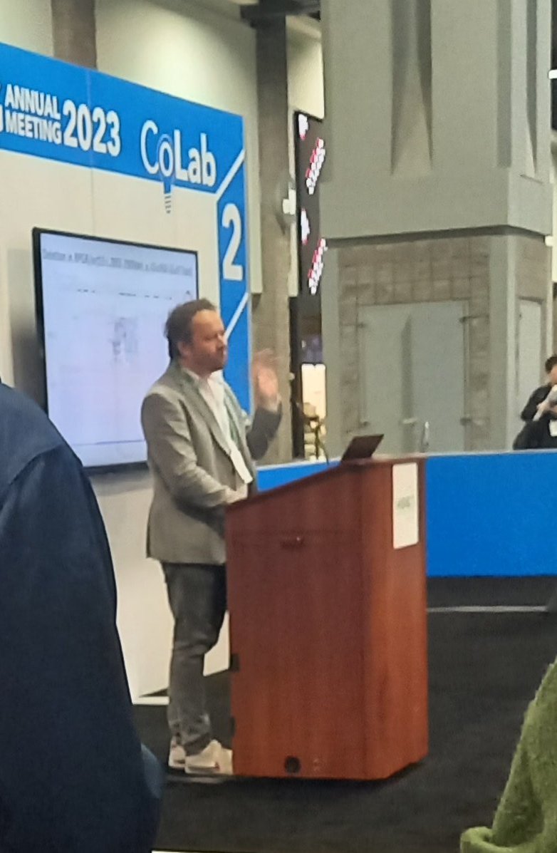 Kerstin Ludwig (@k_u_ludwig) on Twitter photo Exhibition at #ASHG2023 kicks off with an exciting presentation on Long Read Sequencing by the one and only <a href="/ahoischen/">Alexander Hoischen</a>. Challenging to not miss out things - the program is packed💪. #ASHG23 Exhibition at #ASHG2023 kicks off with an exciting presentation on Long Read Sequencing by the one and only <a href="/ahoischen/">Alexander Hoischen</a>. Challenging to not miss out things - the program is packed💪. #ASHG23