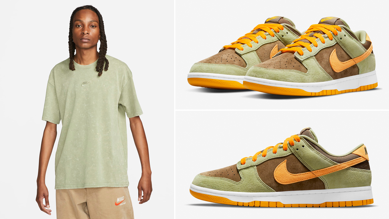 SneakerFits on X: How to Style the Nike Dunk Low “Dusty Olive” (2023) With  Matching Outfits:   / X