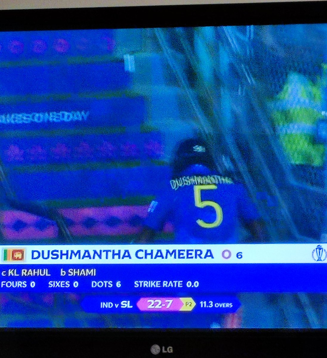 The score is pi!!  #pi #CWC23 #INDvsSL #Shami #Cricket #CricketWorldCup2023
