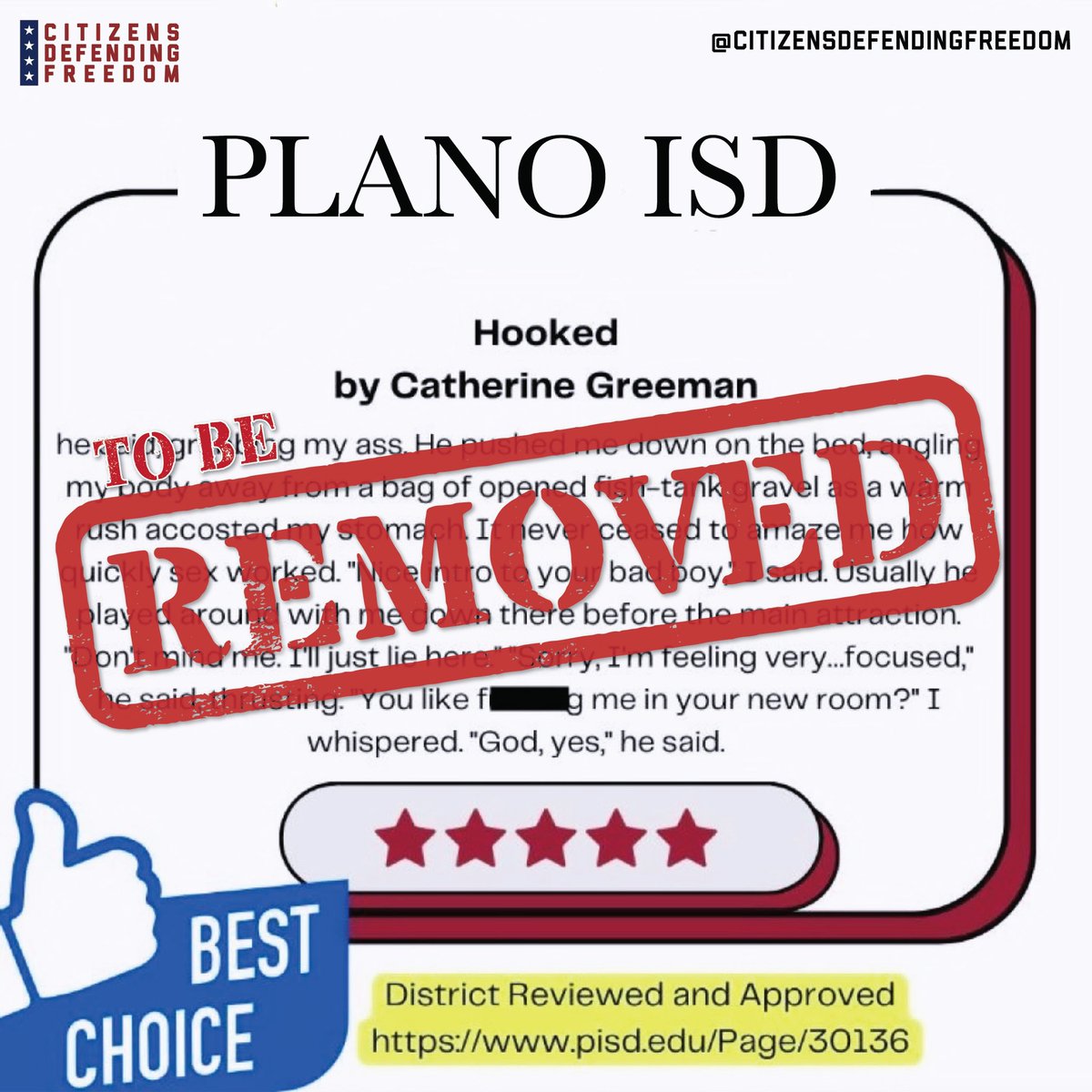 BREAKING: @Plano_Schools to take sexually explicit books off school library shelves after weeks of pressure from concerned parents. Thank you to Superintendent Theresa on making the right decision for students! We hope other districts are paying attention! #LevelUpPlanoISD